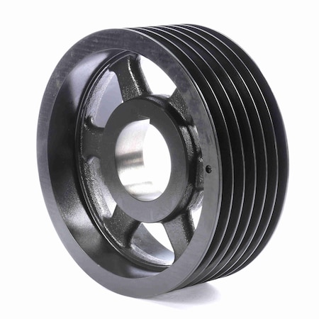 Browning 6 Groove Cast Iron Bushed Bore Multiple Sheave, 6B124R 6B124R